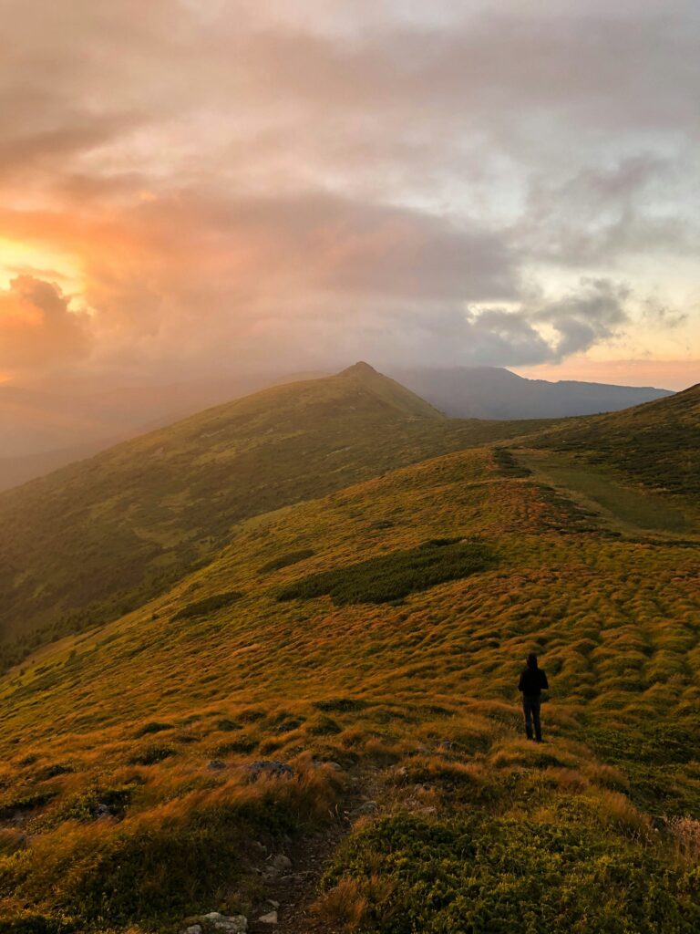 Góry bieszczady połoniny